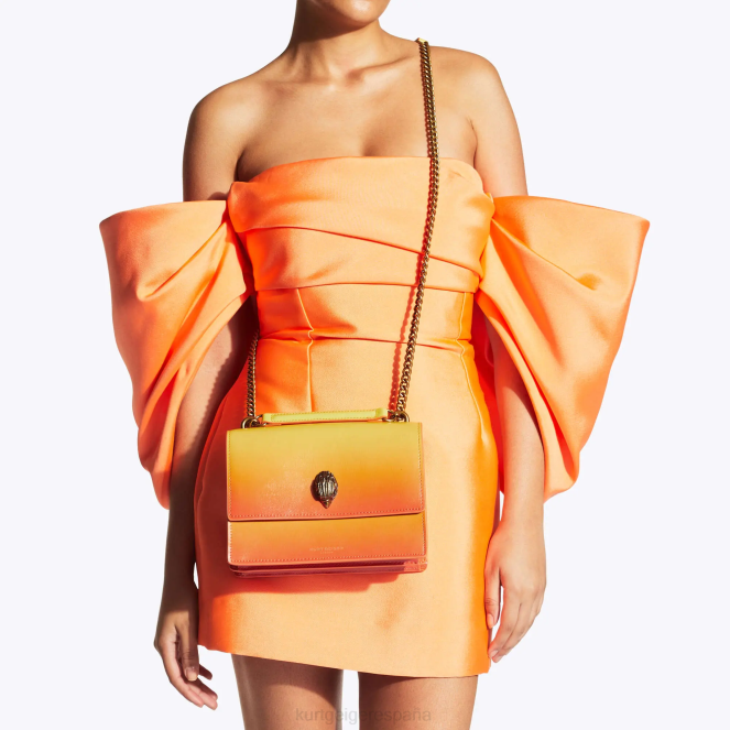 Kurt Geiger mujer bandolera londres shoreditch 2LPR119 | bolsas amarillo